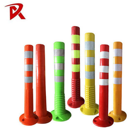 Latest company news about 2024 সড়ক নিরাপত্তা PU 750mm কমলা নমনীয় ট্রাফিক বলার্ড প্রতিফলিত সীমাবদ্ধতা সতর্কতা পোস্ট
