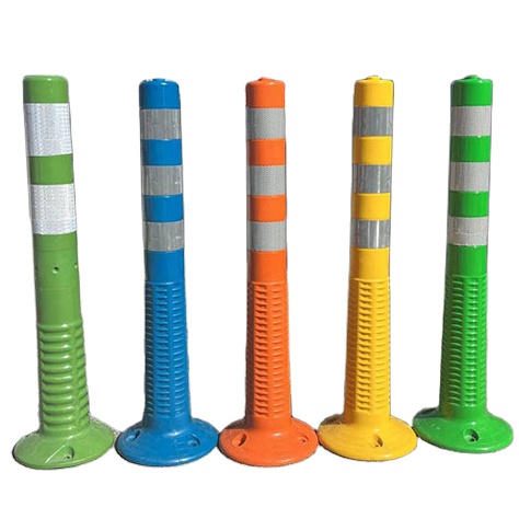 ৭৫ সেন্টিমিটার বহিরঙ্গন সড়ক নিরাপত্তা সতর্কতা টেকসই পিইউ প্লাস্টিক ট্রাফিক সতর্কতা পোস্ট 13