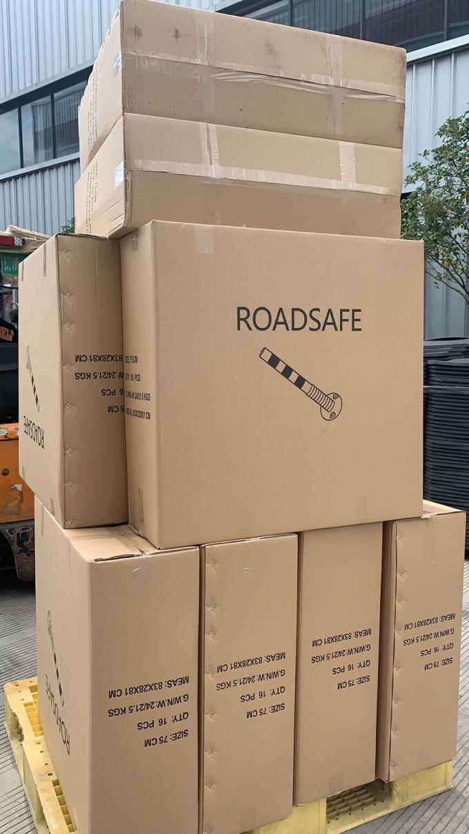 ৭৫ সেন্টিমিটার বহিরঙ্গন সড়ক নিরাপত্তা সতর্কতা টেকসই পিইউ প্লাস্টিক ট্রাফিক সতর্কতা পোস্ট 20