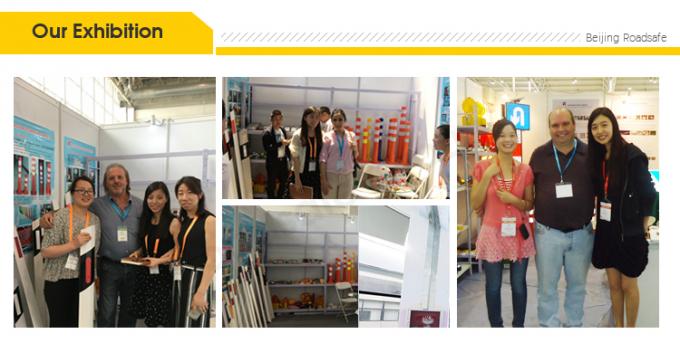 ৭৫ সেন্টিমিটার বহিরঙ্গন সড়ক নিরাপত্তা সতর্কতা টেকসই পিইউ প্লাস্টিক ট্রাফিক সতর্কতা পোস্ট 25